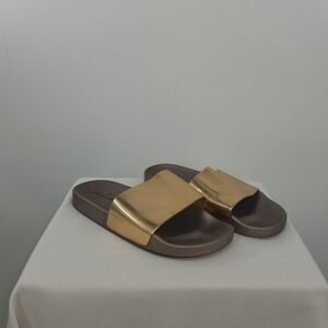 Activ Pro Metallic Gold Slide Sandals